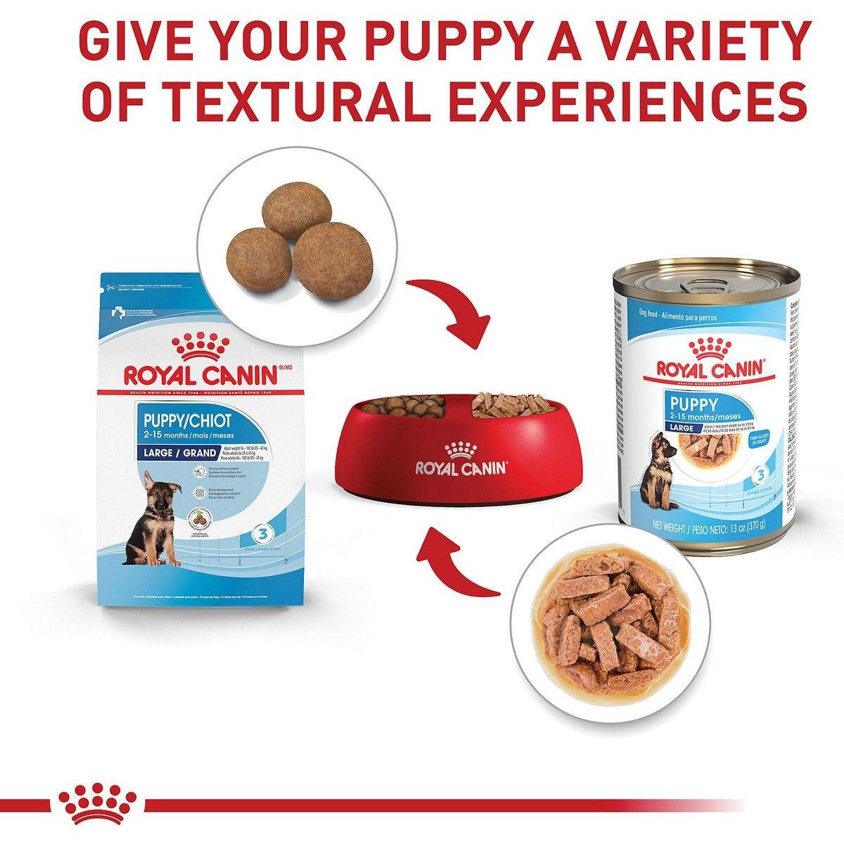 Best canned puppy food for large breeds hotsell