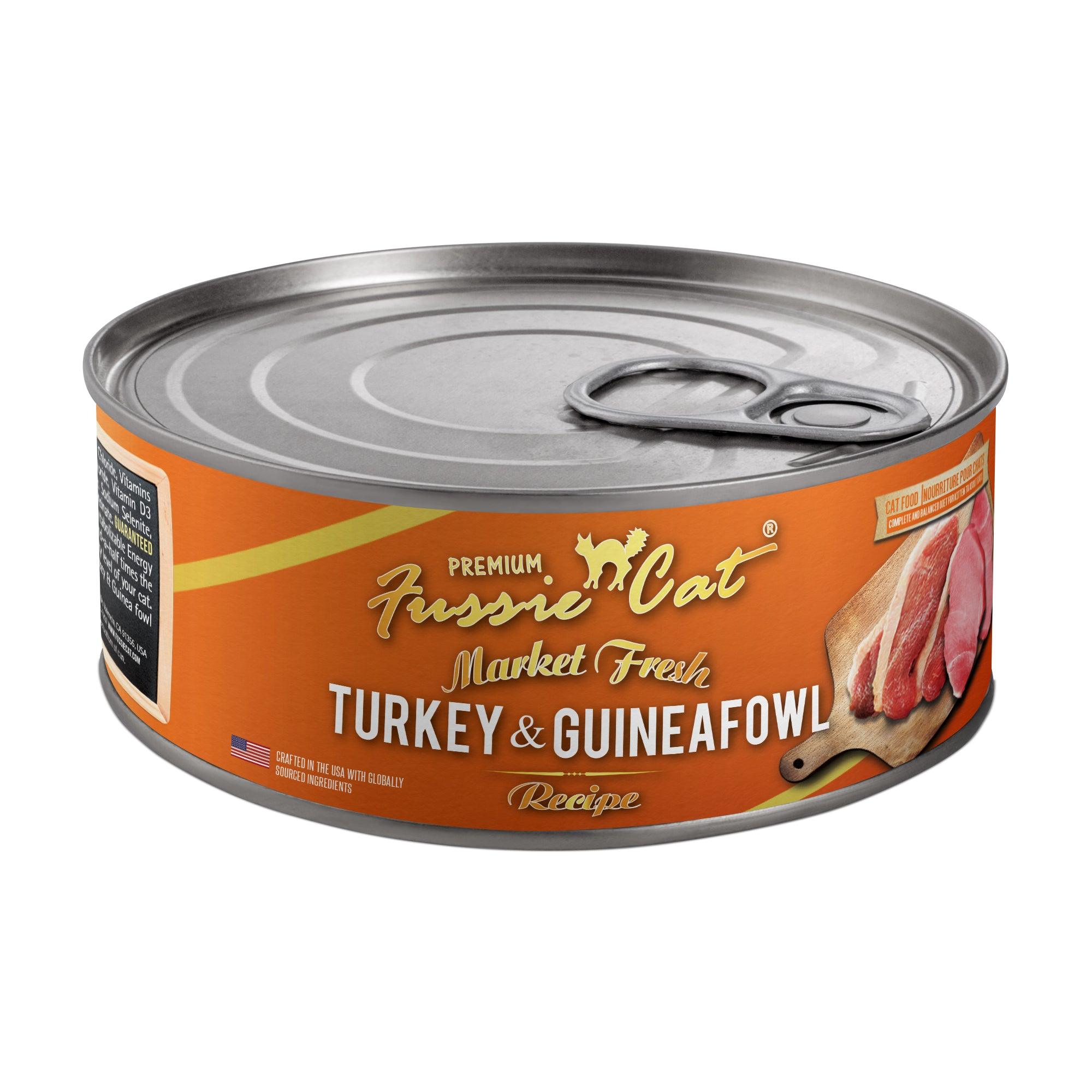 Fussie Market Fresh Turkey Guinea Fowl Canned Cat Food PetMax