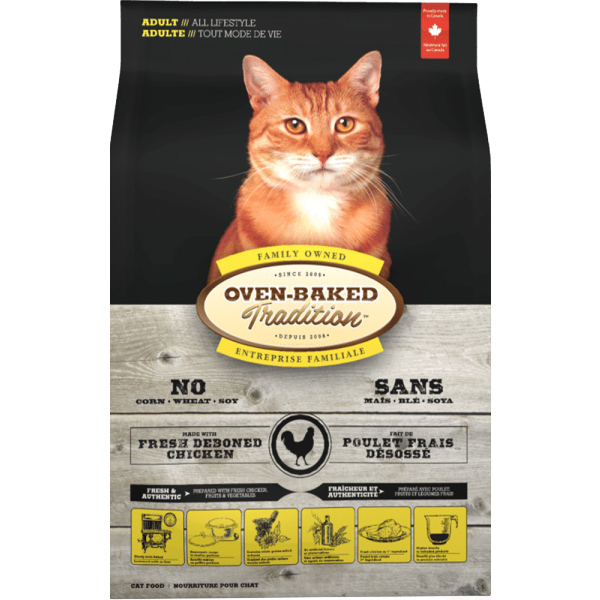 Oven-Baked Tradition Adult Chicken Cat Food  Cat Food  | PetMax Canada