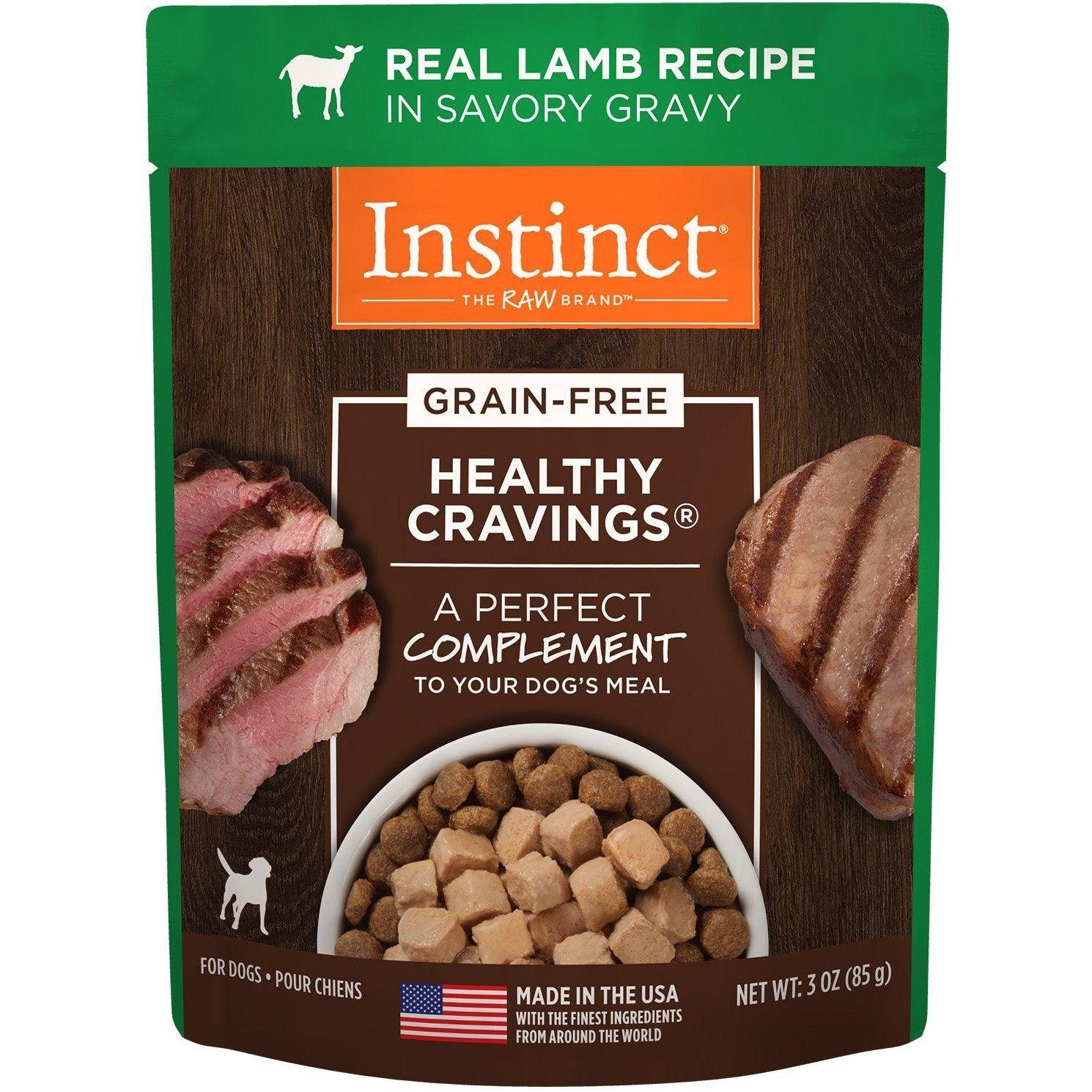 Instinct Wet Dog Food Healthy Cravings Pouches Lamb PetMax