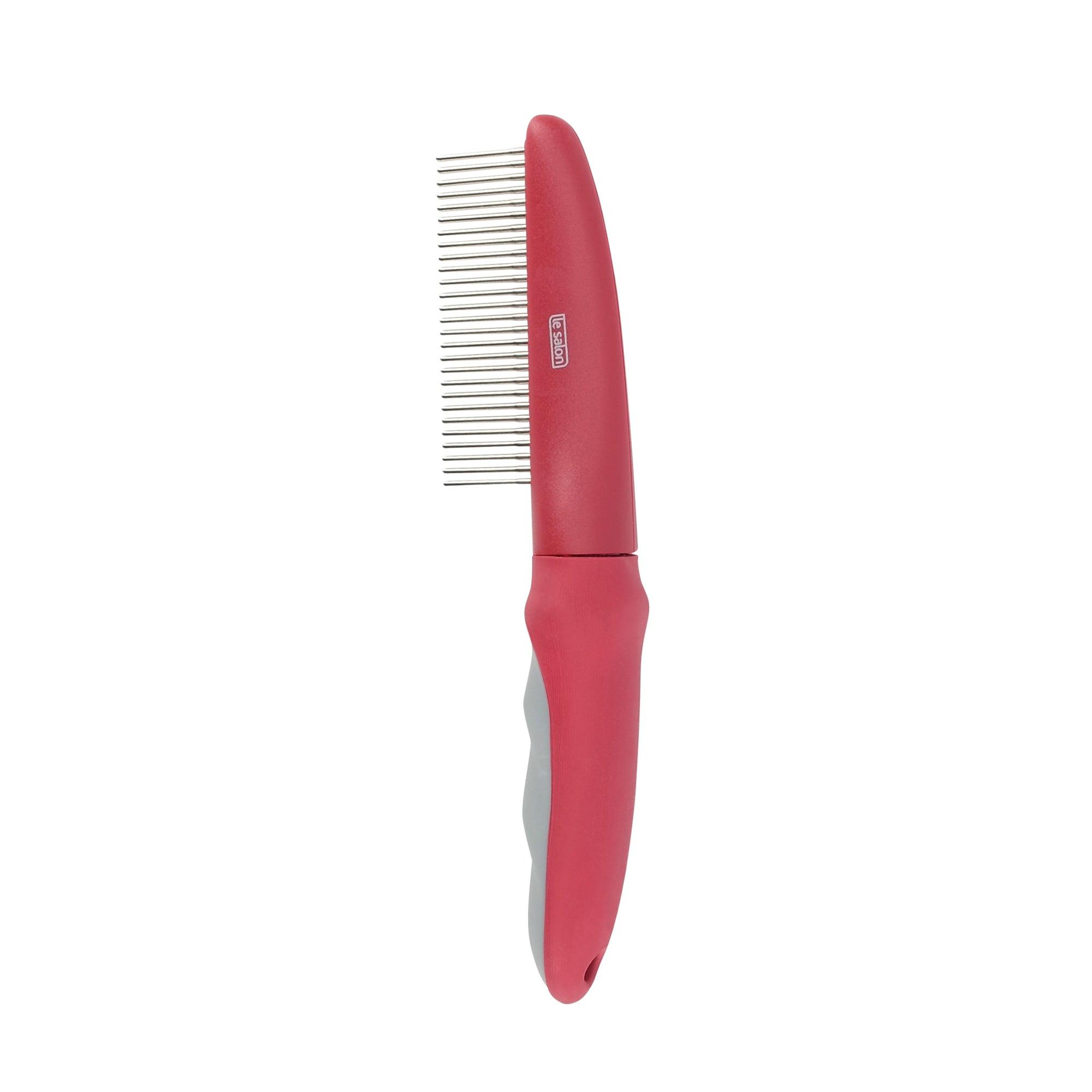 Dog comb with rotating sale pins