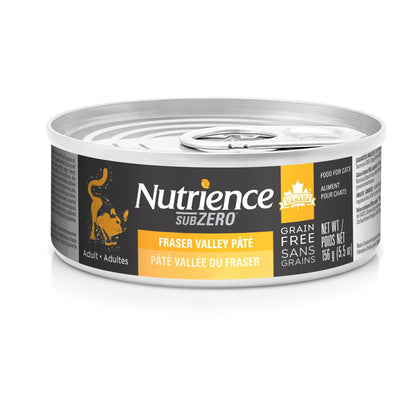 Nutrience Canned Cat Food Grain Free SubZero Pâté Fraser Valley - 156g - Canned Cat Food - Nutrience Pet Food - PetMax Canada