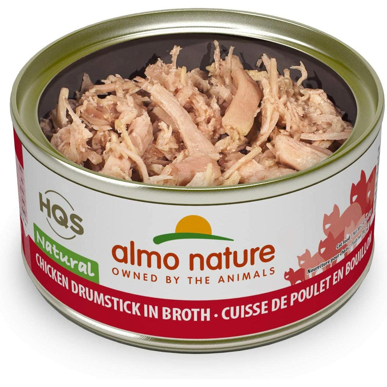 Almo Nature Natural Chicken Drumstick - 70g - Canned Cat Food - Almo Nature - PetMax Canada