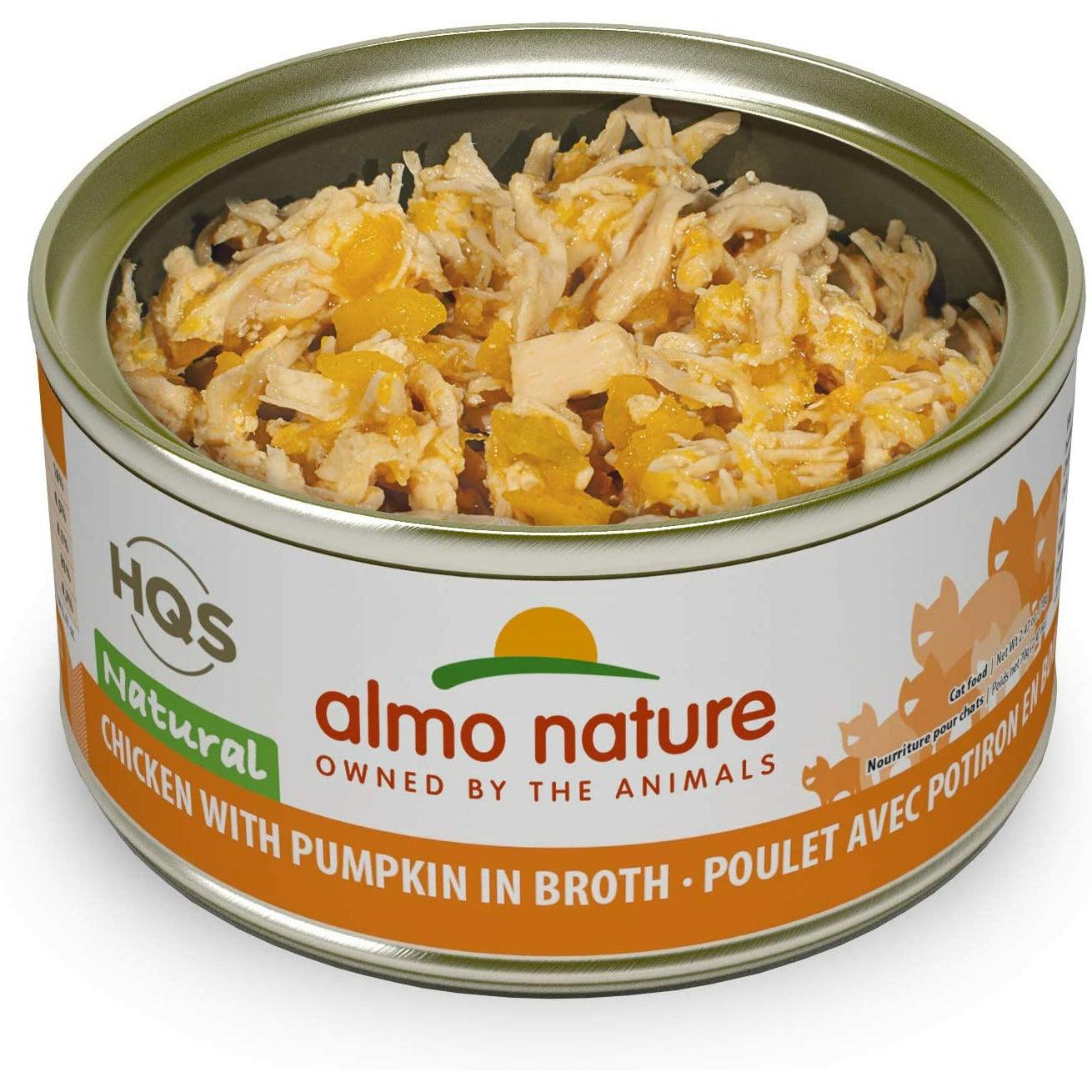 Almo Nature Natural Chicken With Pumpkin - 70g - Canned Cat Food - Almo Nature - PetMax Canada