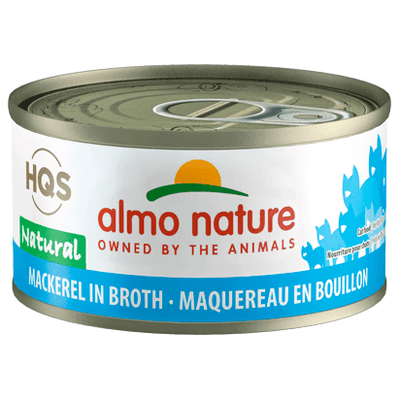 Almo Nature Natural Mackerel In Broth - 70g - Canned Cat Food - Almo Nature - PetMax Canada