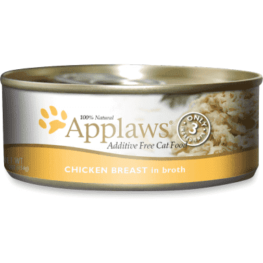 Applaws Canned Cat Food Chicken Breast In Broth - 156g - Canned Cat Food - Applaws - PetMax Canada