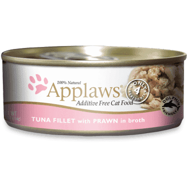 Applaws Tuna Fillet With Prawn Canned Cat Food - 156g - Canned Cat Food - Applaws - PetMax Canada