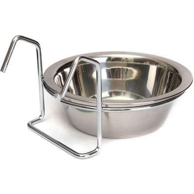 Bird Coop Cup Stainless Steel - 148 mL - Bird Dishes - Burgham - PetMax Canada