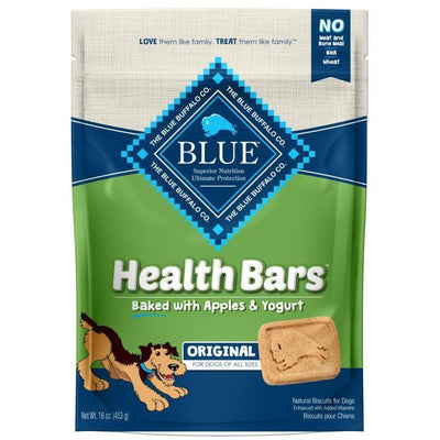 Blue Buffalo Health Bars Apple & Yogurt - 454g - Dog Treats - Blue Buffalo - PetMax Canada