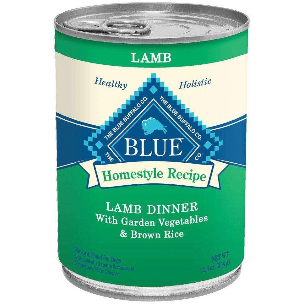 Blue Buffalo Homestyle Canned Dog Food Lamb Dinner - 354g - Canned Dog Food - Blue Buffalo - PetMax Canada