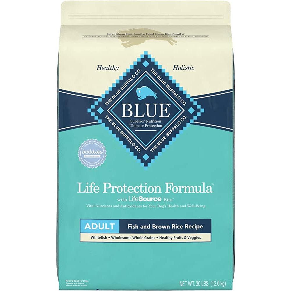 Blue Buffalo Life Protection Dog Food Fish & Brown Rice - 11.7 Kg - Dog Food - Blue Buffalo - PetMax Canada