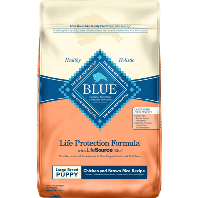 Blue Buffalo Life Protection Puppy Food Large Breed Chicken & Rice - 11.7 Kg - Dog Food - Blue Buffalo - PetMax Canada