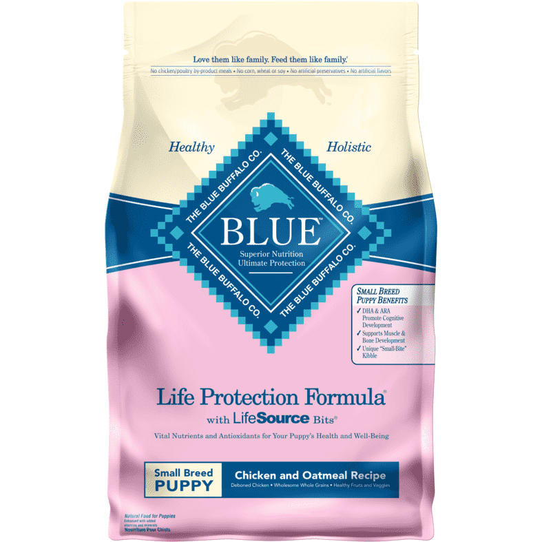 Blue Buffalo Life Protection Puppy Food Small Breed Chicken & Oatmeal - 2.72 Kg - Dog Food - Blue Buffalo - PetMax Canada