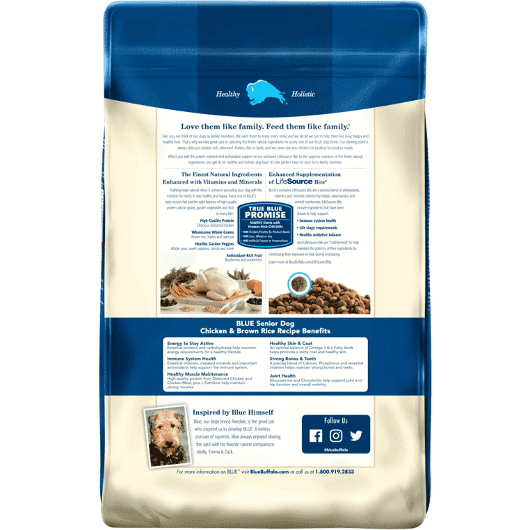 Blue Buffalo Life Protection Senior Dog Food - 2.72 Kg - Dog Food - Blue Buffalo - PetMax Canada