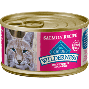 Blue Buffalo Wilderness Canned Cat Food Salmon - 156g - Canned Cat Food - Blue Buffalo - PetMax Canada