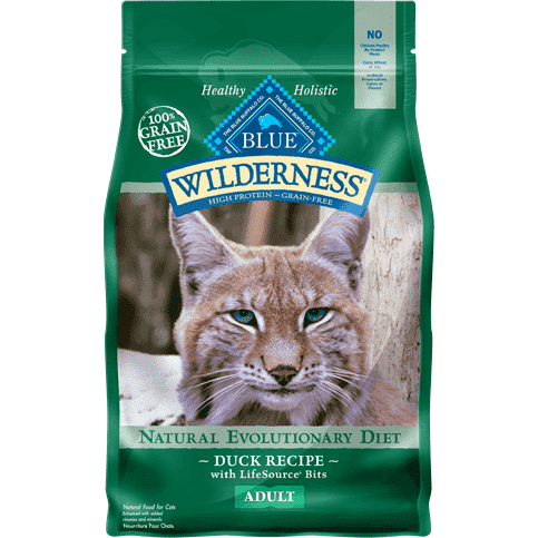 Blue Buffalo Wilderness Cat Food Adult Duck - 2.27 Kg - Cat Food - Blue Buffalo - PetMax Canada