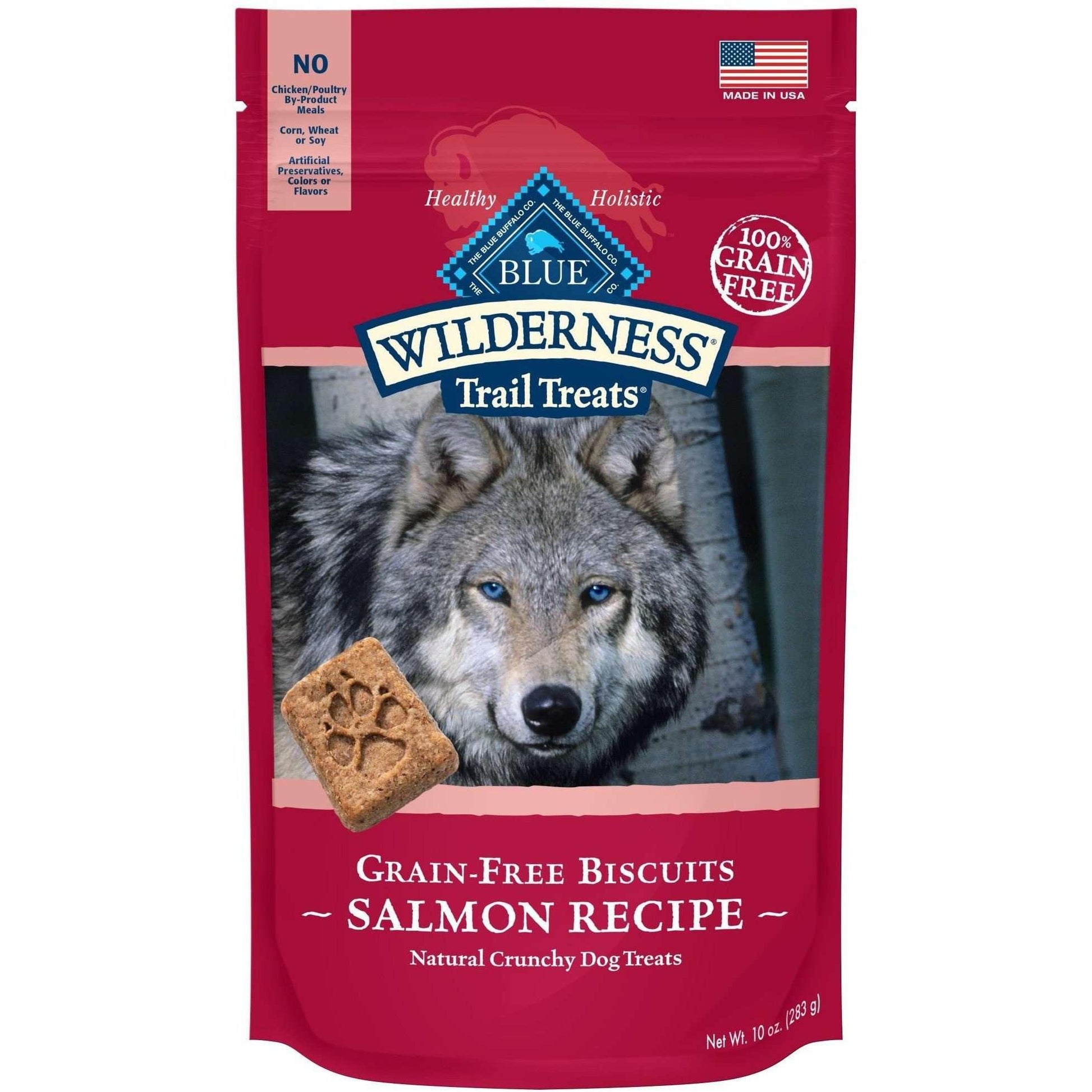 Blue Buffalo Wilderness Dog Treats Salmon & Chicken - 284g - Dog Treats - Blue Buffalo - PetMax Canada