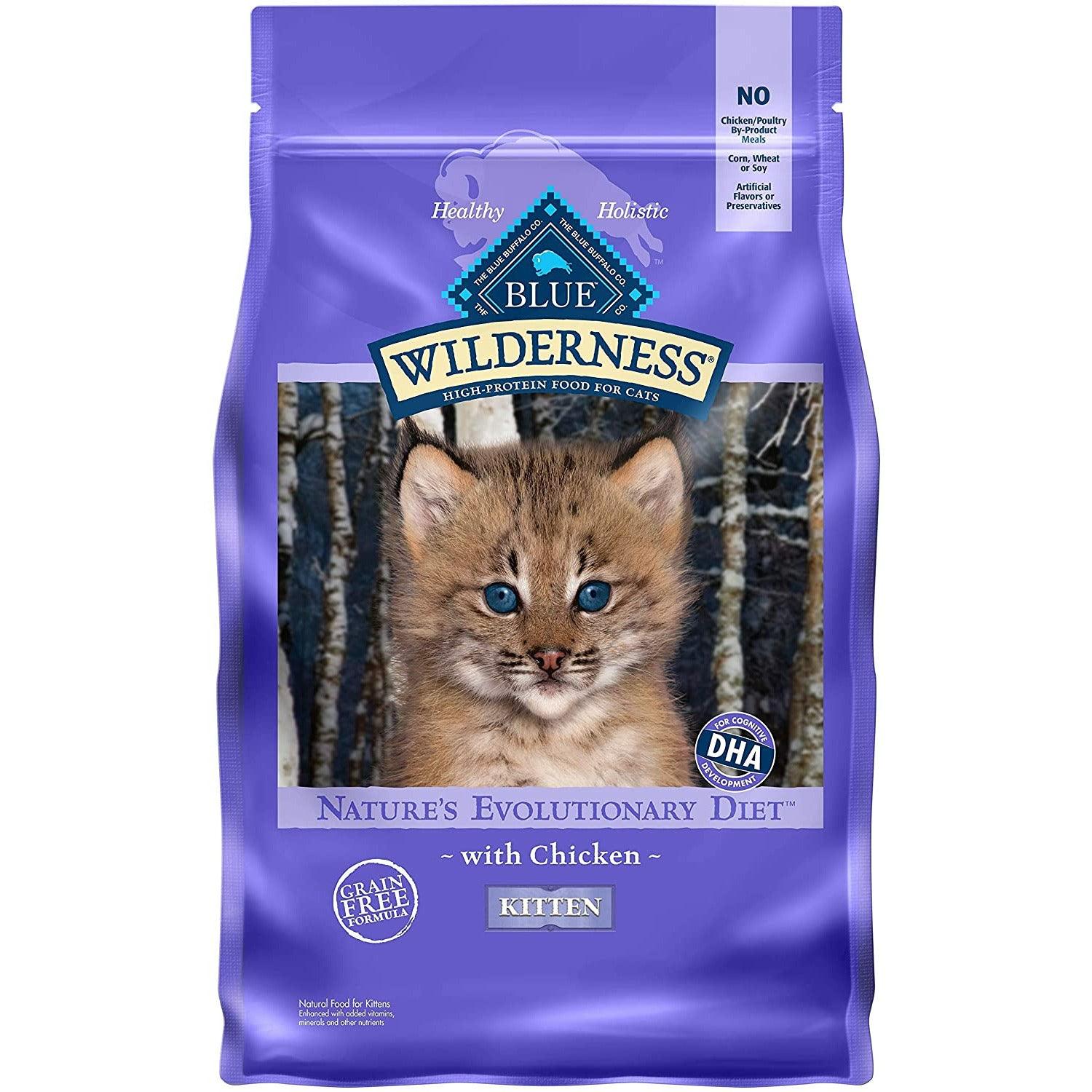 Blue Buffalo Wilderness Kitten Chicken - 2.2 Kg - Cat Food - Blue Buffalo - PetMax Canada