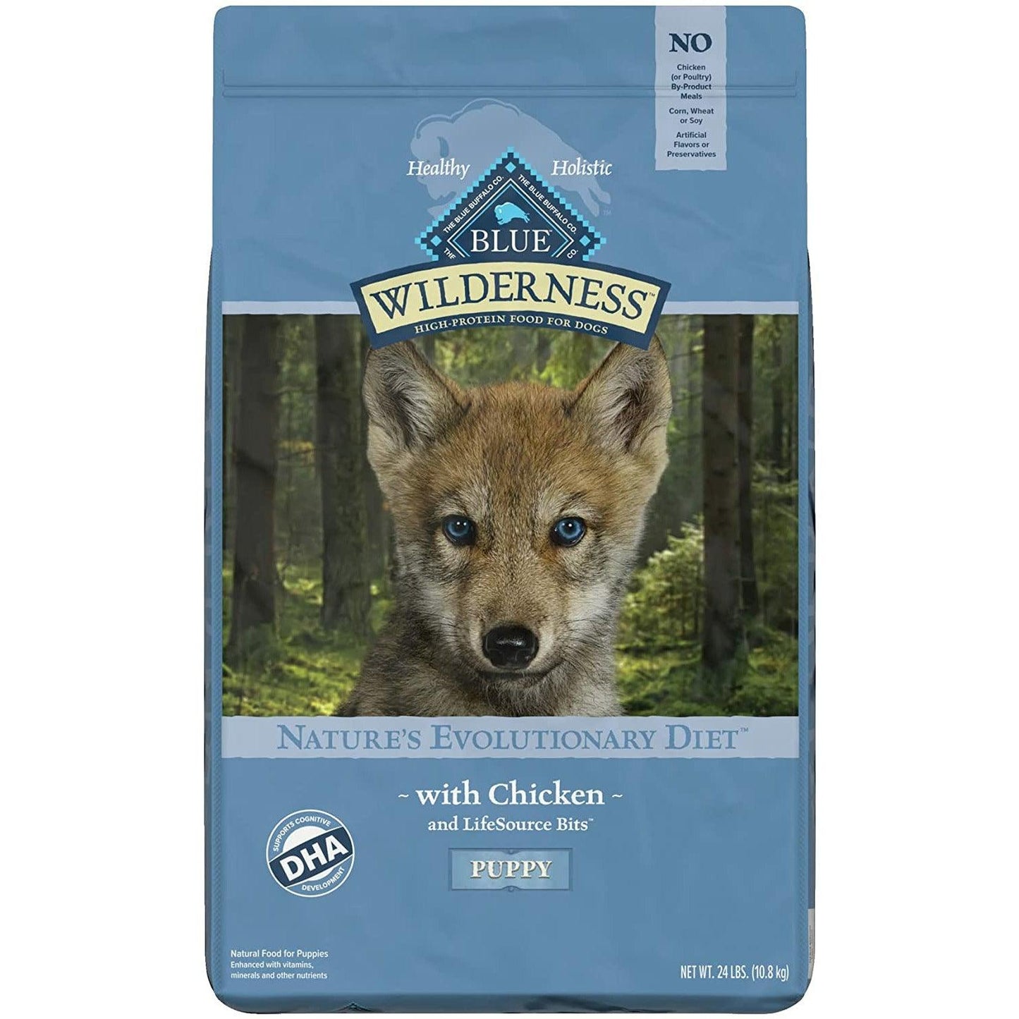 Blue Buffalo Wilderness Puppy Food Chicken Formula - 10.9 Kg - Dog Food - Blue Buffalo - PetMax Canada