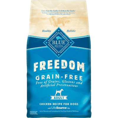 Blue Freedom Adult Dog Food Chicken Recipe - 10.9 Kg - Dog Food - Blue Buffalo - PetMax Canada