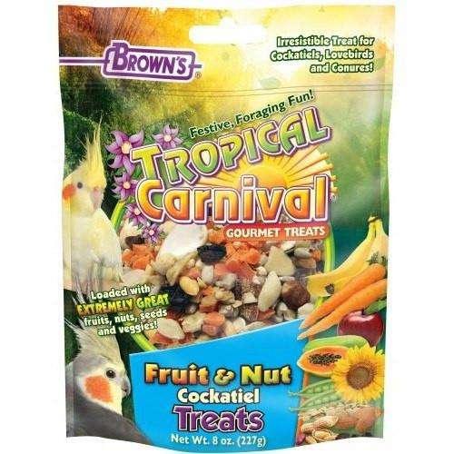 Brown's Extreme Cockatiel Fruit N Nut - 227g - Bird Treats - Brown's - PetMax Canada