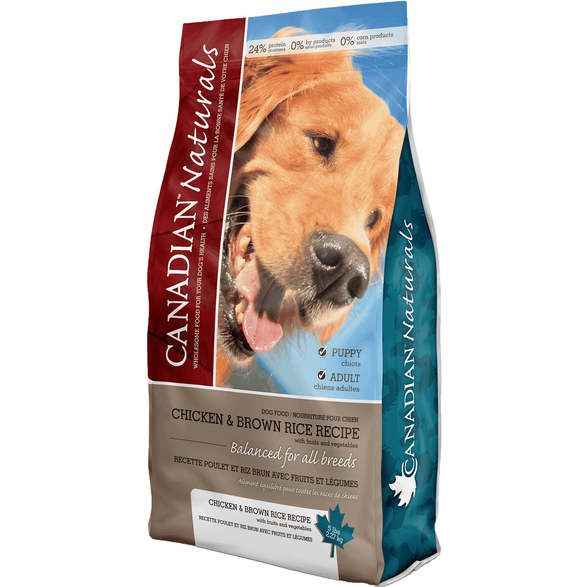 Canadian Naturals Chicken & Brown Rice - 2.27 Kg - Dog Food - Canadian Naturals - PetMax Canada