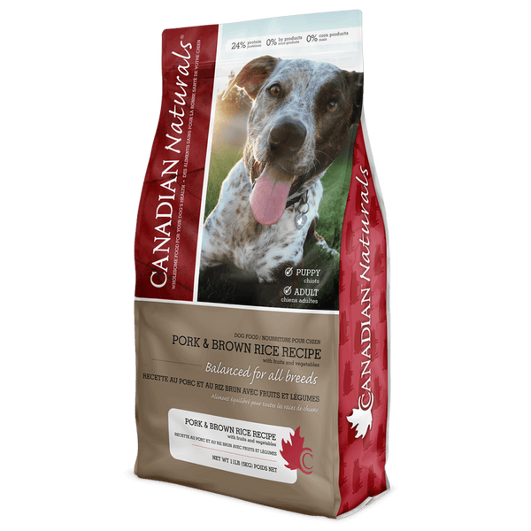 Canadian Naturals Dog Food Pork Brown Rice