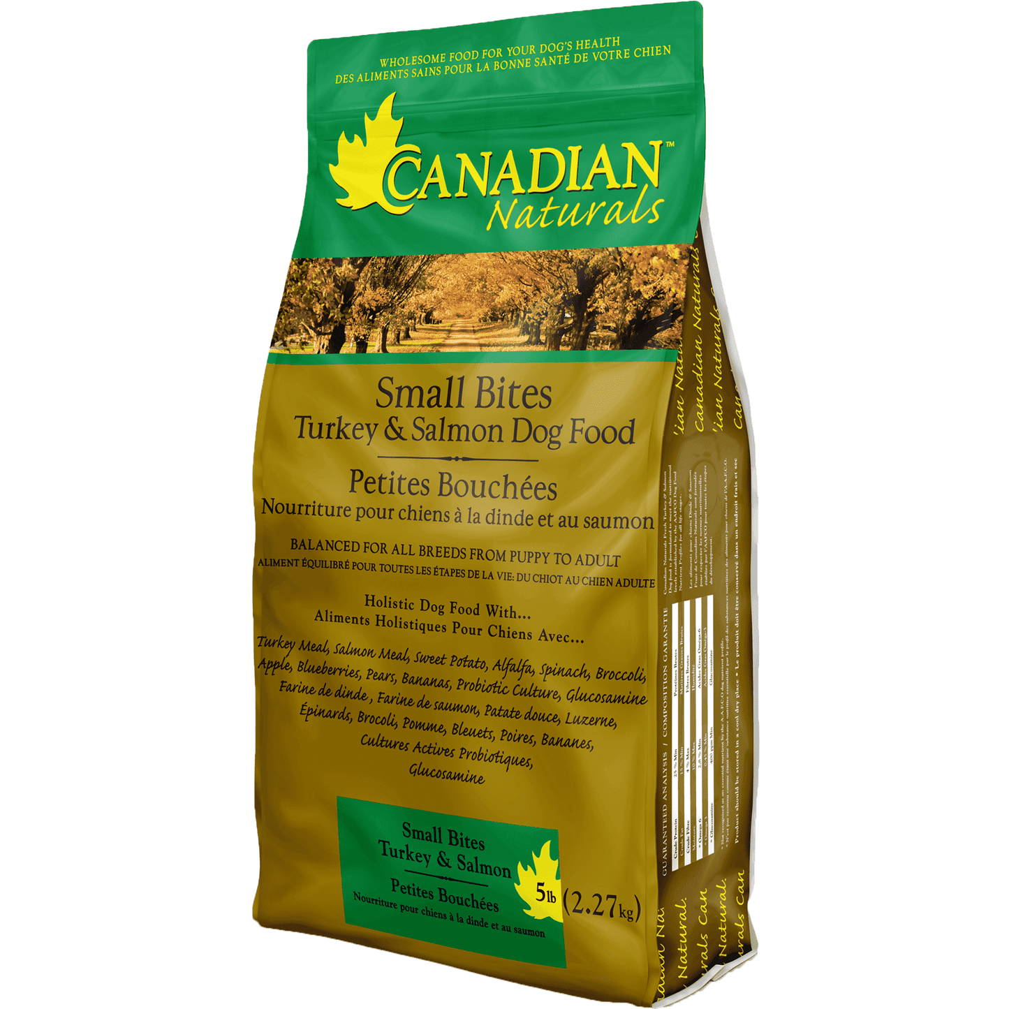 Canadian Naturals Small Bite Turkey & Salmon Dog Food - 2.27Kg - Dog Food - Canadian Naturals - PetMax Canada