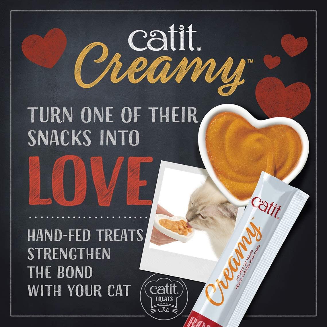 CatIt Creamy Lickable Treats Chicken & Liver - 5 Pack - Cat Treats - Catit - PetMax Canada