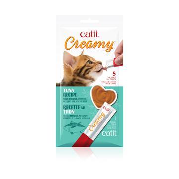 CatIt Creamy Lickable Treats Tuna - 5 Pack - Cat Treats - Catit - PetMax Canada