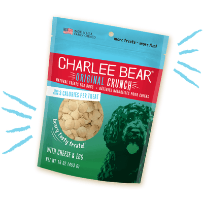 Charlee Bear Dog Treats Cheese And Egg - 454g - Dog Treats - Charlee Bear - PetMax Canada