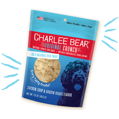 Charlee Bear Dog Treats Chicken Soup & Garden Veggie - 454g - Dog Treats - Charlee Bear - PetMax Canada