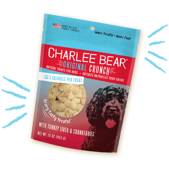 Charlee Bear Dog Treats Turkey & Cranberry - 454g - Dog Treats - Charlee Bear - PetMax Canada