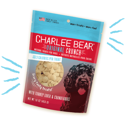 Charlee Bear Dog Treats Turkey & Cranberry - 454g - Dog Treats - Charlee Bear - PetMax Canada