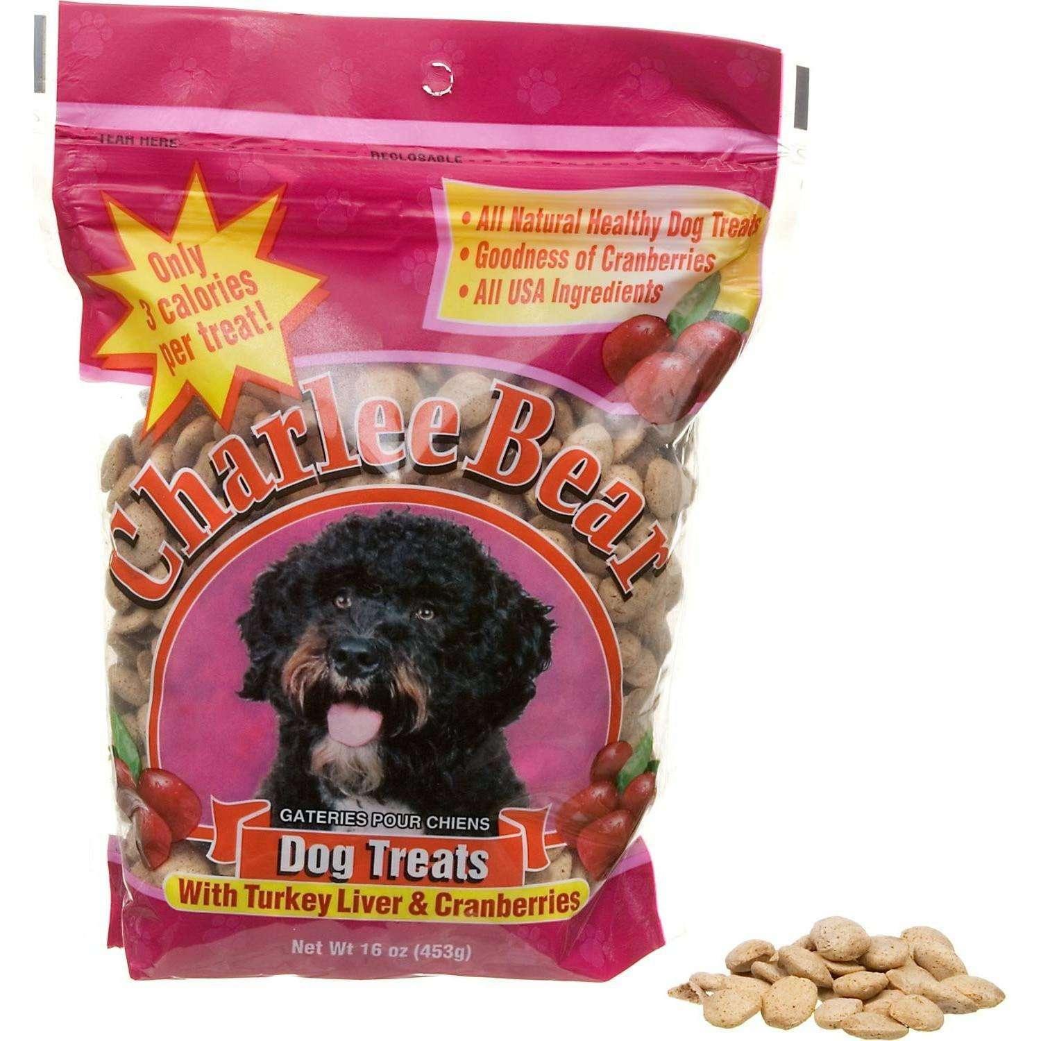 Charlee Bear Dog Treats Turkey Cranberry PetMax