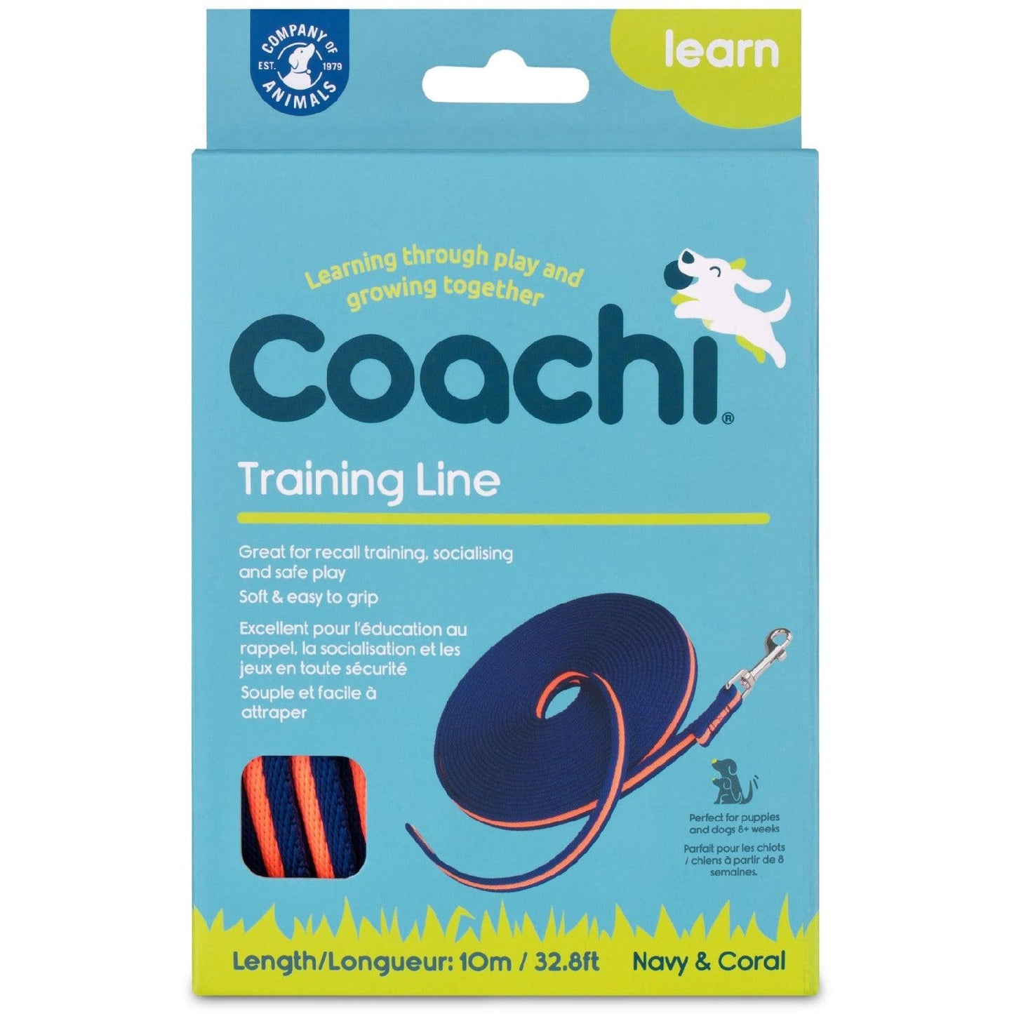 Coachi Recall Line Training Lead - 5 Meters - Training Products - The Company of Animals - PetMax Canada