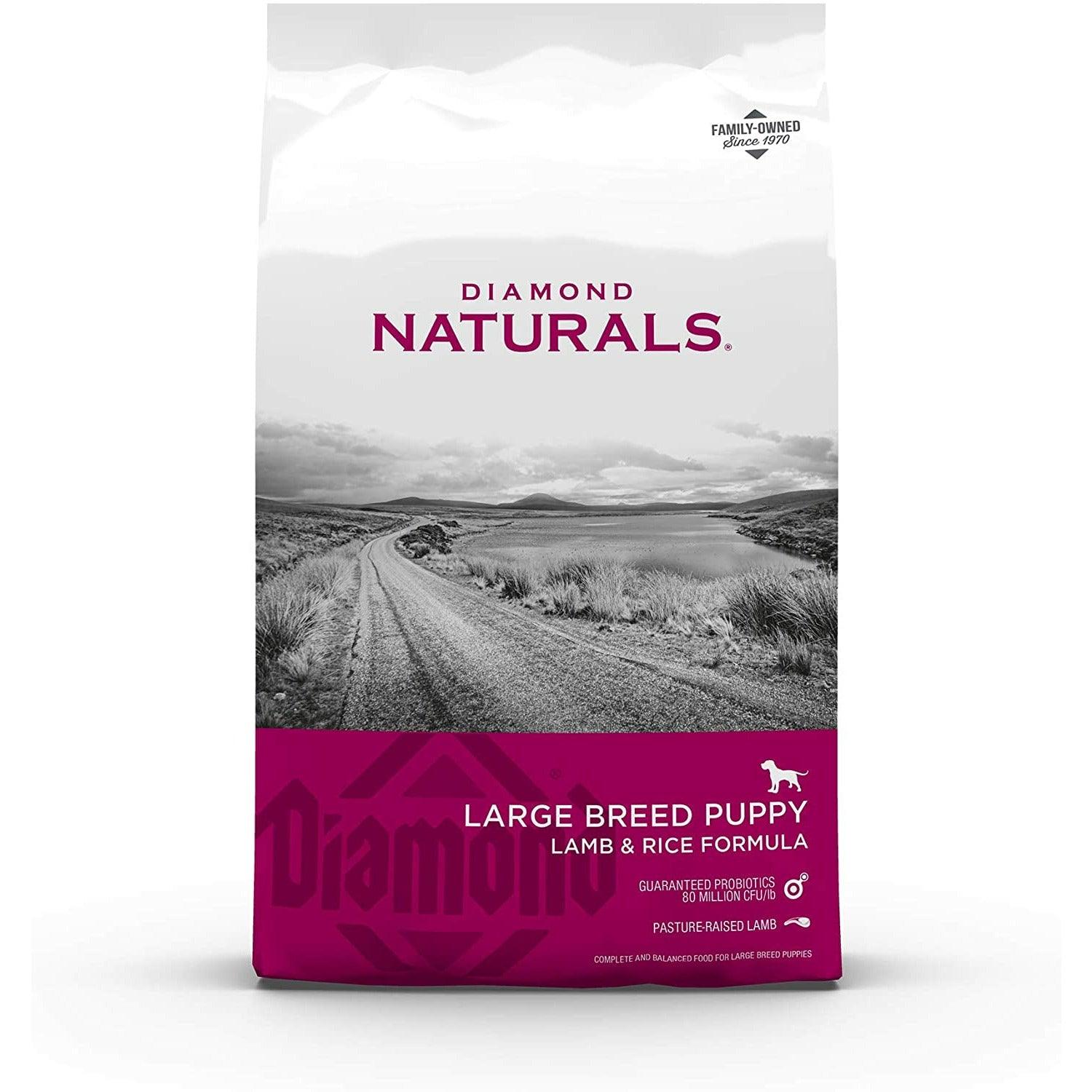 Diamond Naturals Large Breed Puppy Food Lamb & Rice Recipe - 9.1 Kg - Dog Food - Diamond - PetMax Canada