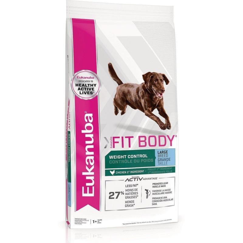 Eukanuba Large Breed Weight Control Fit Body Dog Food - 12.7 Kg - Dog Food - Eukanuba - PetMax Canada