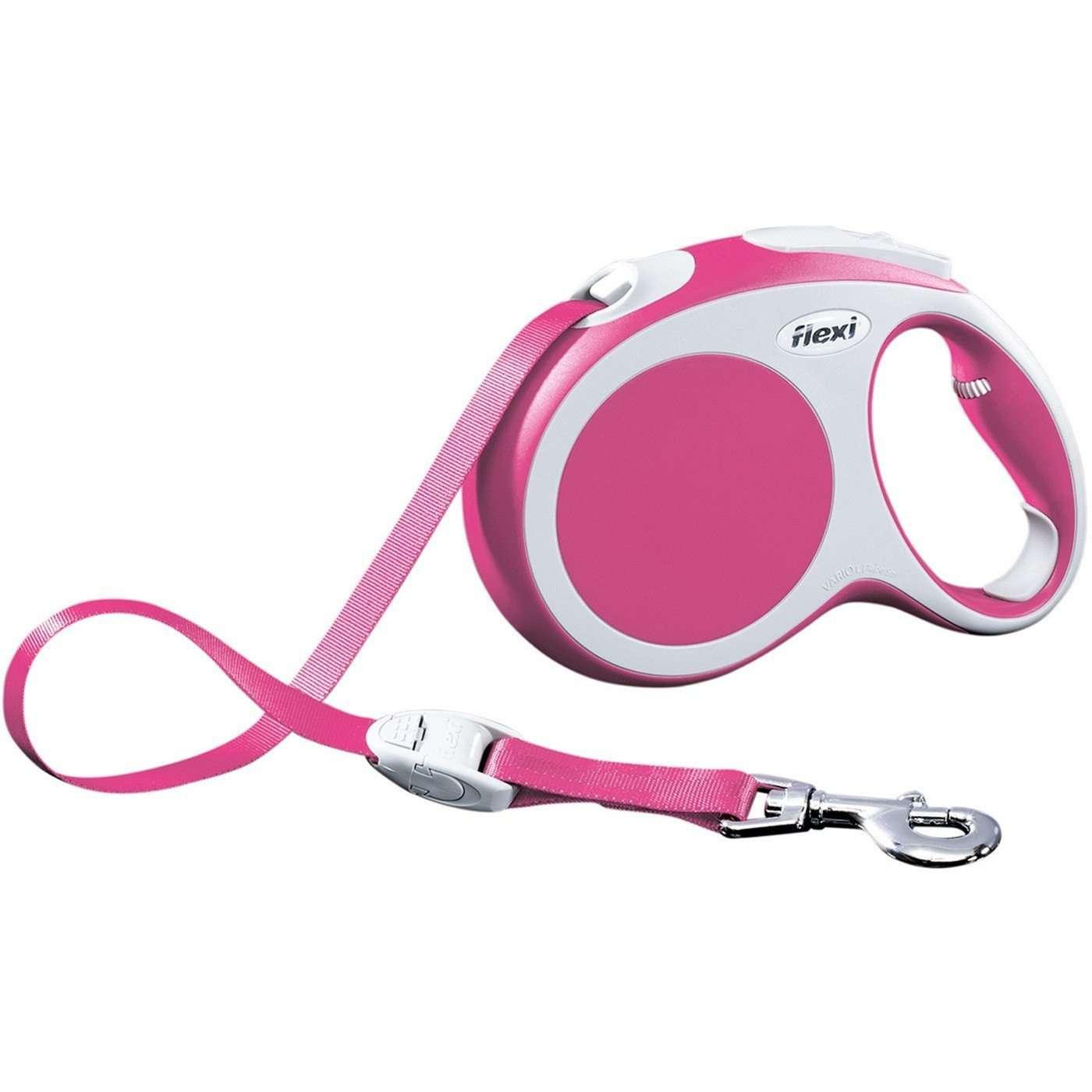 Flexi Lead Vario Tape - 5M / Pink / Small - Leashes - Flexi - PetMax Canada