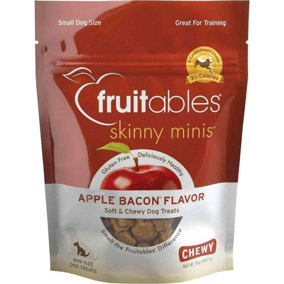 Fruitables Skinny Minis Dog Treats Apple & Bacon - 142g - Dog Treats - Fruitables - PetMax Canada