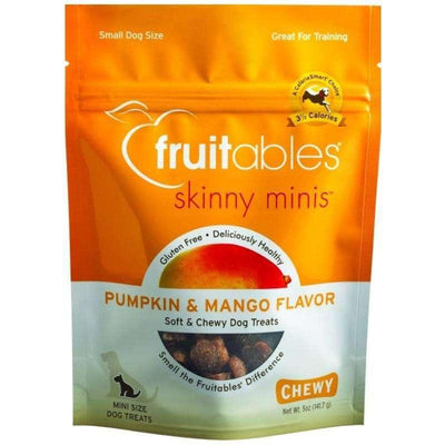 Fruitables Skinny Minis Dog Treats Pumpkin & Mango - 142g - Dog Treats - Fruitables - PetMax Canada