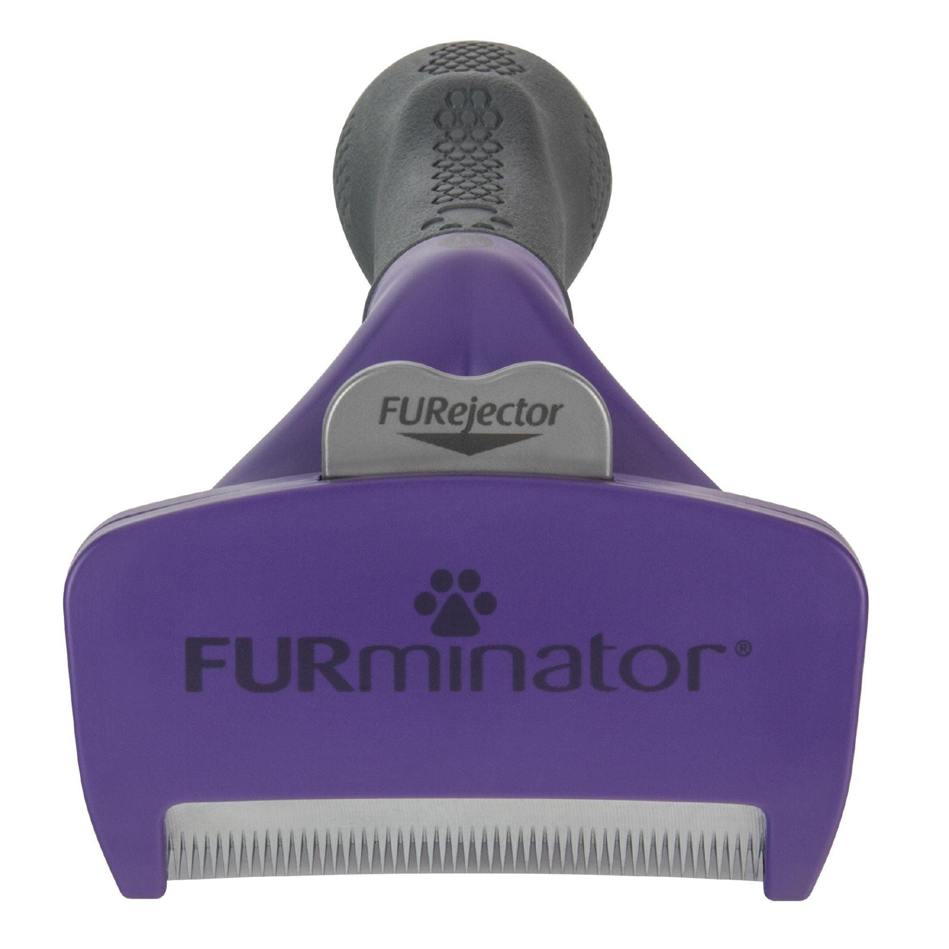 Furminator Cat Deshedding Tool Long Hair - Large - Cat Grooming - Furminator - PetMax Canada