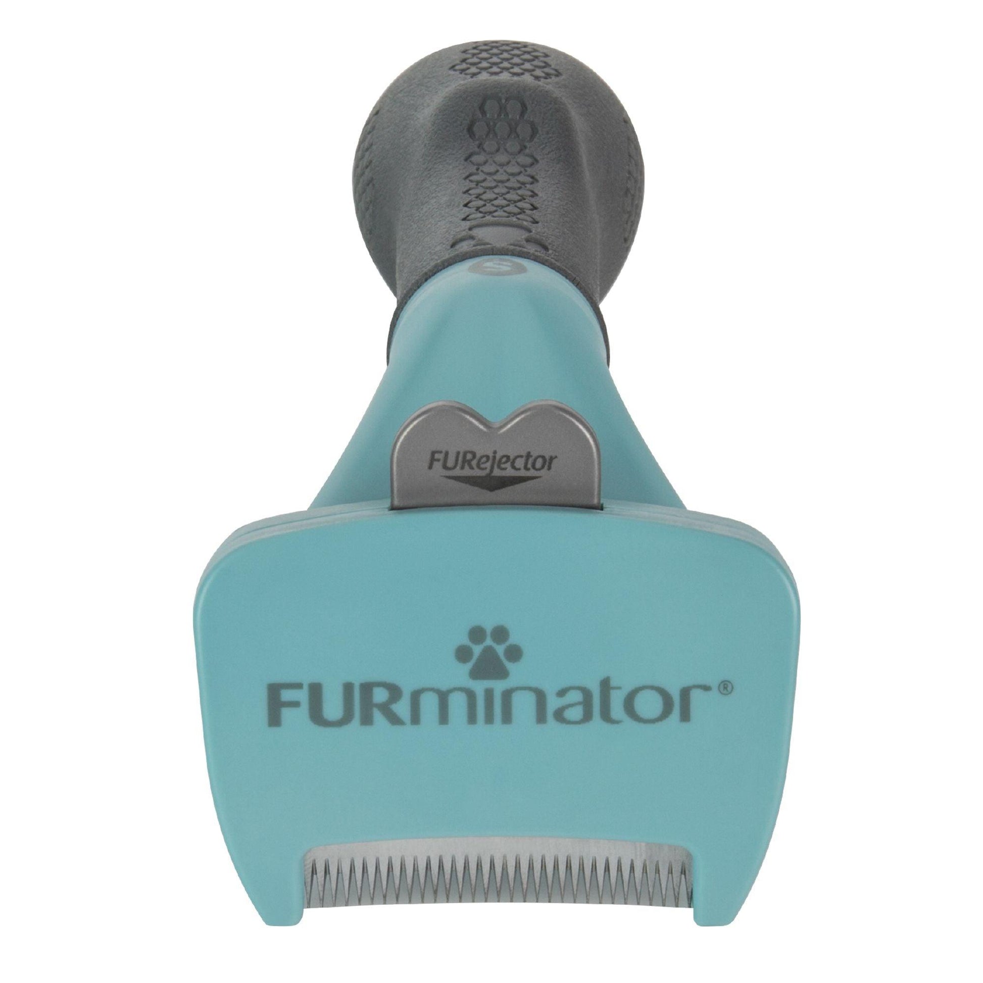 Furminator Cat Deshedding Tool Long Hair - Small - Cat Grooming - Furminator - PetMax Canada