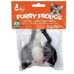 Furry Frolics Cat Toy Catnip Furry Mouse - Default Title - Cat Toys - Furry Frolics - PetMax Canada