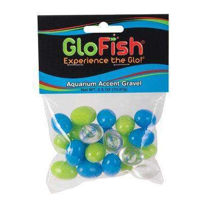 GloFish Gravel Accent 3-Colours: Blue, Green & Clear - Default Title - Gravel - GloFish - PetMax Canada