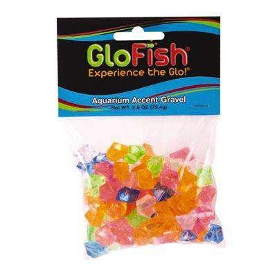 GloFish Gravel Accent MultiColoured Gems - Default Title - Gravel - GloFish - PetMax Canada