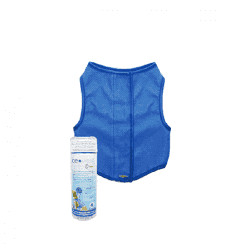 Go Fresh Pet Cooling Ice Vest Blue - X-Small - Outdoor Gear - GF Pet - PetMax Canada