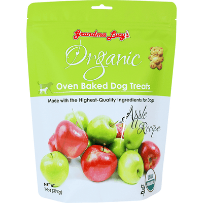 Grandma Lucy's Organic Baked Apple Treats - 397g - Dog Treats - Grandma Lucy's - PetMax Canada