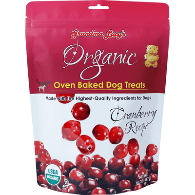 Grandma Lucy's Organic Baked Cranberry Treats - 397g - Dog Treats - Grandma Lucy's - PetMax Canada