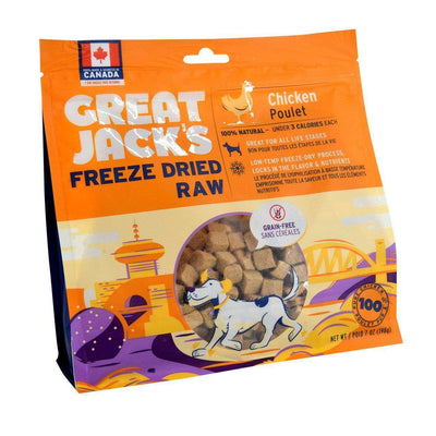 Great Jacks Freeze Dried Dog Treats Chicken - 28g - Dog Treats - Great Jacks - PetMax Canada